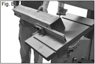 scheppach HBS300 Band Saw fig B