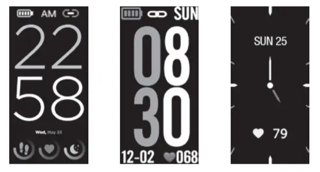 CANYON SB75 Smart Coach Fitness Band - fac