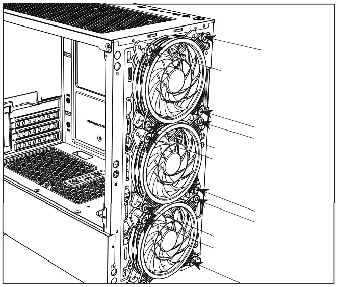 MARS GAMING MCZ Gaming Tower Case - Fig 7