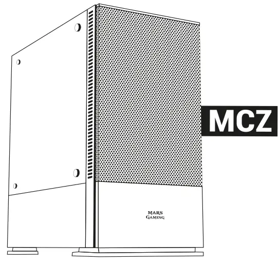MARS GAMING MCZ Gaming Tower Case