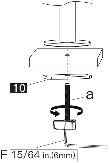 HUANUO HNHM4 13 27 Inch Dual Monitor Stand - Figure 9