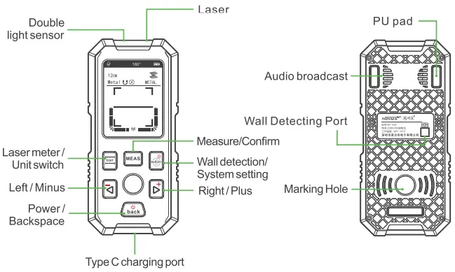 NOYAFA NF-518S Multifunctional Digital Detector-FIG2