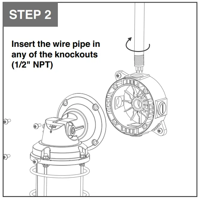 JJ Series CCT Selectable Vapor Proof Jelly Jar Installation Instructions