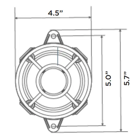JJ Series CCT Selectable Vapor Proof Jelly Jar Dimension