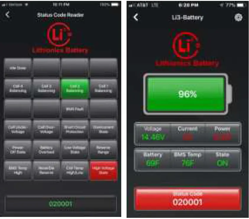 Lithionics Battery 12V130A-G31-LRBM8 NeverDie Compact Series 100 Internal BMS 04