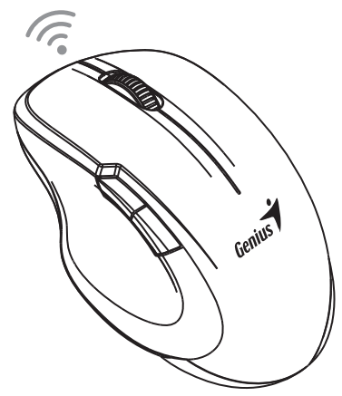 Genius GMZM6 Ergonomic Wireless Silent Mouse -