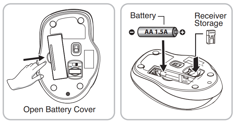 Genius GMZM6 Ergonomic Wireless Silent Mouse - 2