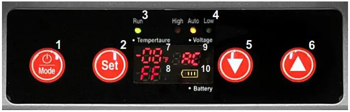 Whynter FMC 350XP 34 Quart Compact Portable Freezer Refrigerator - Operation and Controls
