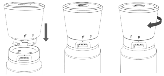 wilfa BALANCE CG1X 275 Coffee Grinder - BEAN CUP