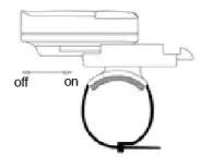 Avilo H564i Wireless Bicycle Computer - mounting ring