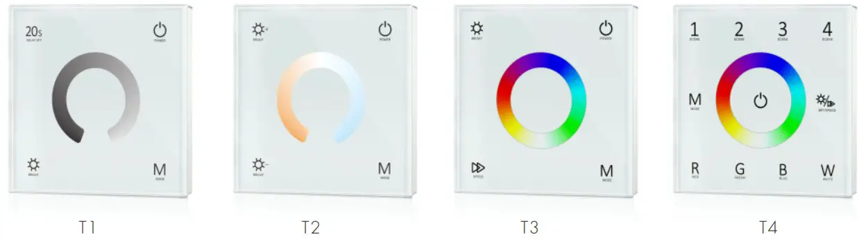 SKYDANCE T1 Wall Mounted Touch Panel - cover