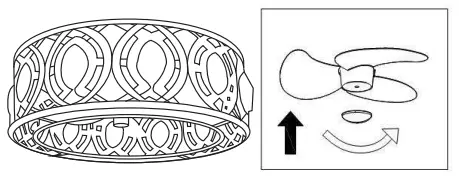 Breezary-24005-BK-Fandelier-20-in-Black-Indoor-Cage-Ceiling-Fan-with-Light-Remote-FIG-21