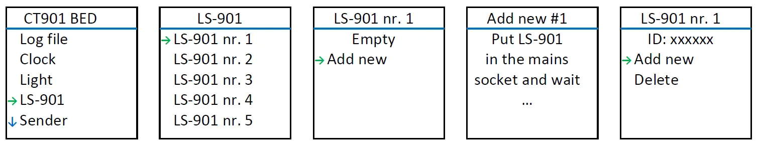KNOP CT901-BED Relay Cable 4