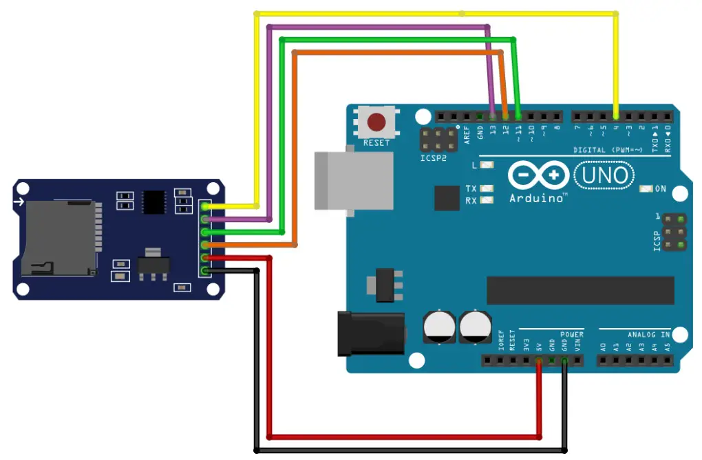 WHADDA WPI304N microSD Card Logging Shield for Arduino - fig2