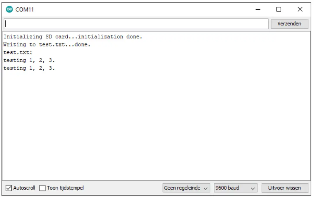 WHADDA WPI304N microSD Card Logging Shield for Arduino - fig5