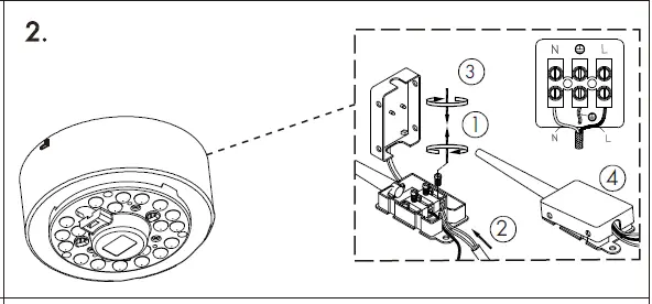 QAZQA H 125 mm Drum CL LED Ceiling Lamp 02