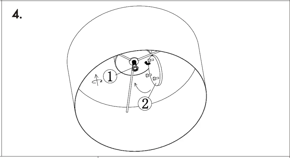 QAZQA H 125 mm Drum CL LED Ceiling Lamp 04