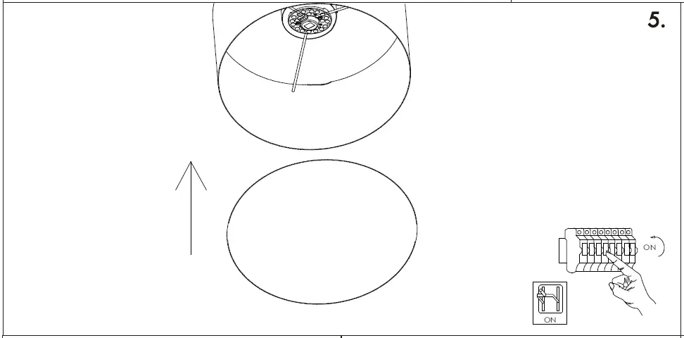 QAZQA H 125 mm Drum CL LED Ceiling Lamp 05