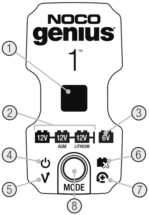 NOCO genius GENIUS1 Smart Battery Charger - Figure 1