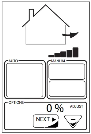 ADJUST LEVEL OF EXHAUST FAN IN HIGH SPEED