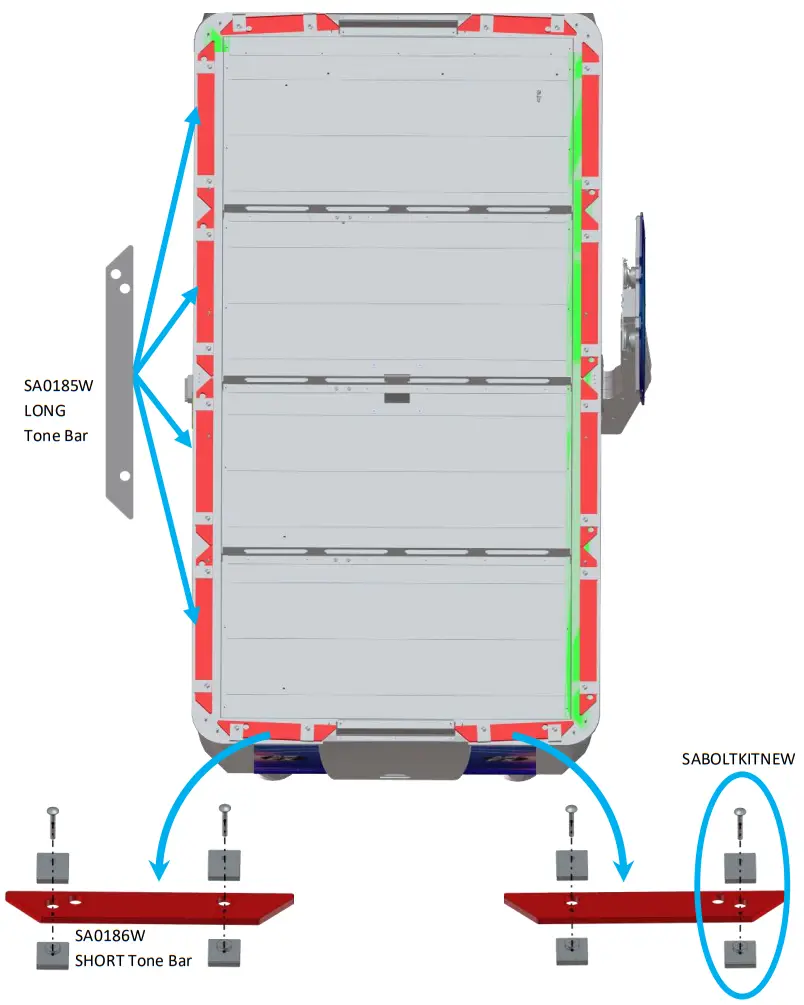 Ball Deflector Mounting Positions