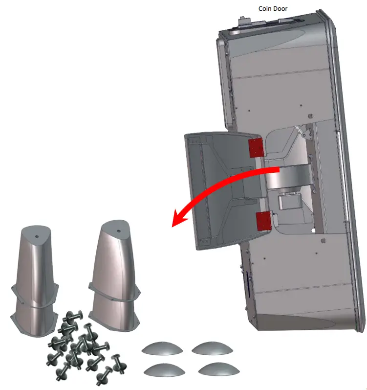 Locate the legs and feet