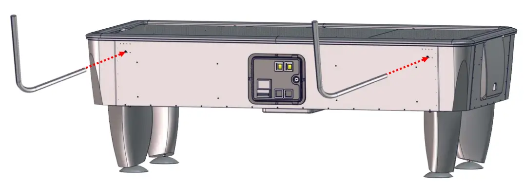 Opening The cabinet Top