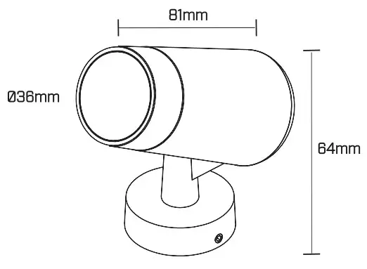 MONDOLUX MO31 Albi Maxi Adjustable Downlight - fig 1