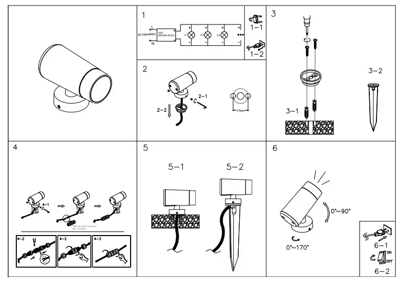 MONDOLUX MO31 Albi Maxi Adjustable Downlight - fig 2