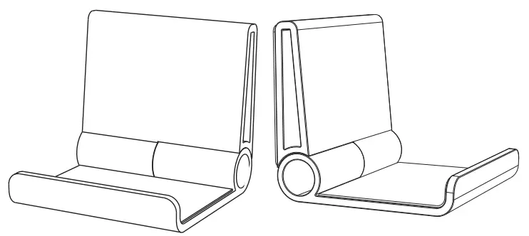 6amLIFESTYLE CH-02B 4 Pack Foldable Controller Wall Mount Holder - Fig 2