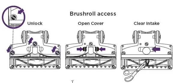 Brushroll access
