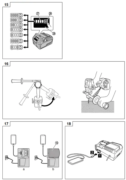 HIKOKI DS18DC 18V Brushless Driver Drill - 4