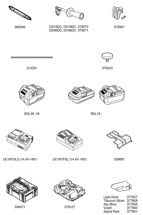 HIKOKI DS18DC 18V Brushless Driver Drill - 8