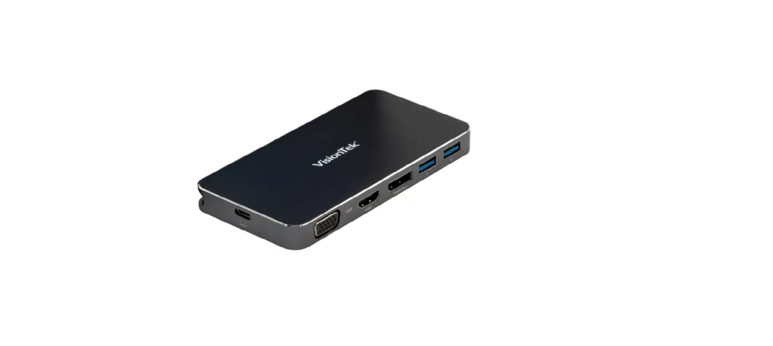 Visiontek Vt200 Dual Display Usb-c Docking Station User Guide Visiontek Vt200 Dual Display Usb-c Docking Station User Guide
