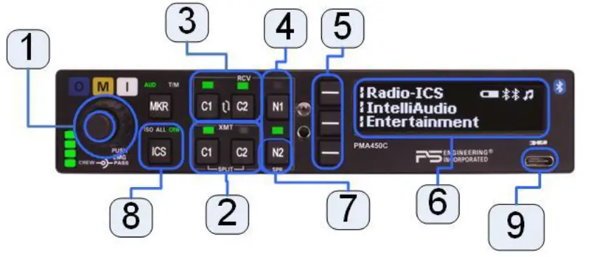 PS-Engineering-PMA450C-Audio-Selector-Panel-FIG-1