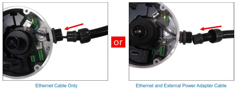 ACTi B74 Outdoor Hemispheric Dome - Installing the Camera on a Surface 21