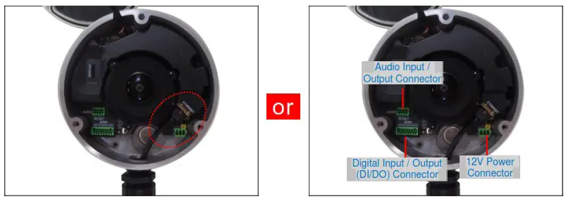 ACTi B74 Outdoor Hemispheric Dome - Installing the Camera on a Surface 22