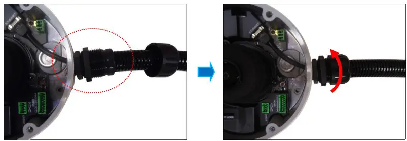 ACTi B74 Outdoor Hemispheric Dome - Installing the Camera on a Surface 23