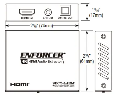 ENFORCER-MAP-A599-01Q-4K-HDMI-Audio-Extractor-fig-1