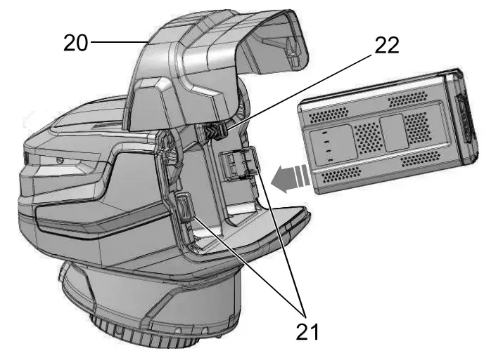 greenworks LMB455 80V 21 Inch Cordless Battery Push Lawn Mower - position 6