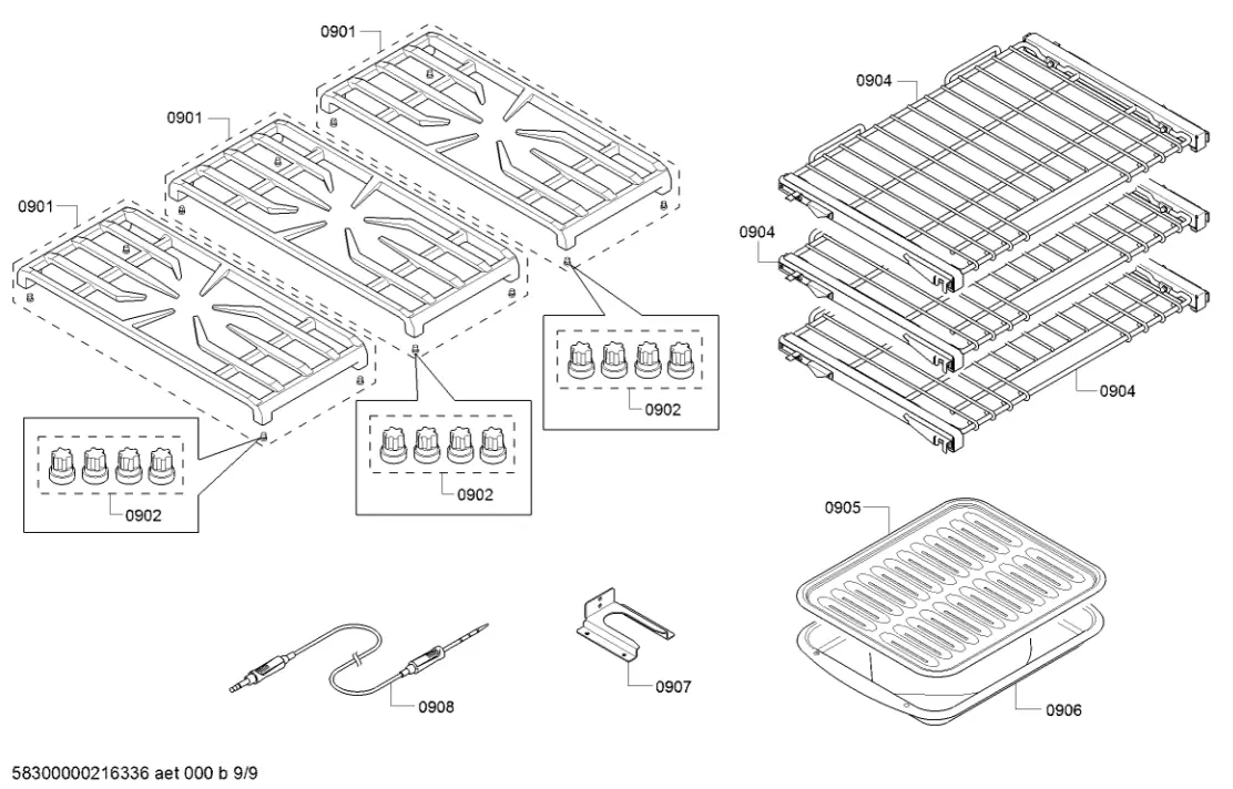 Thermador PRG366WG-1 Gas Professional Range - figure 5