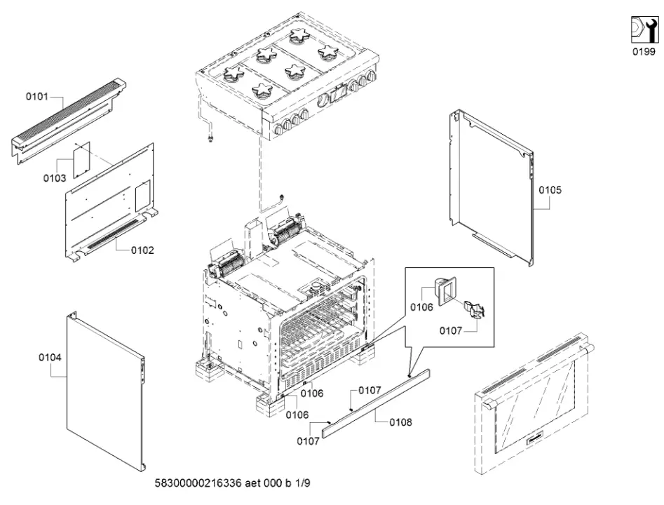 Thermador PRG366WG-1 Gas Professional Range - figure 8