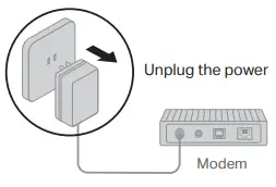 tp-link Archer C5400X AC5400 MU-MIMO Tri- Unplug the power