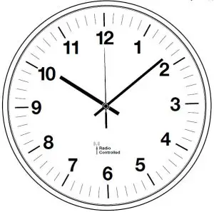 hama 00113977 AG-340 DCF Radio Wall Clock