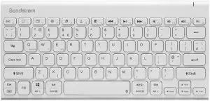 Sandstrom SKBWHBT19 Bluetooth Keyboard - Cover
