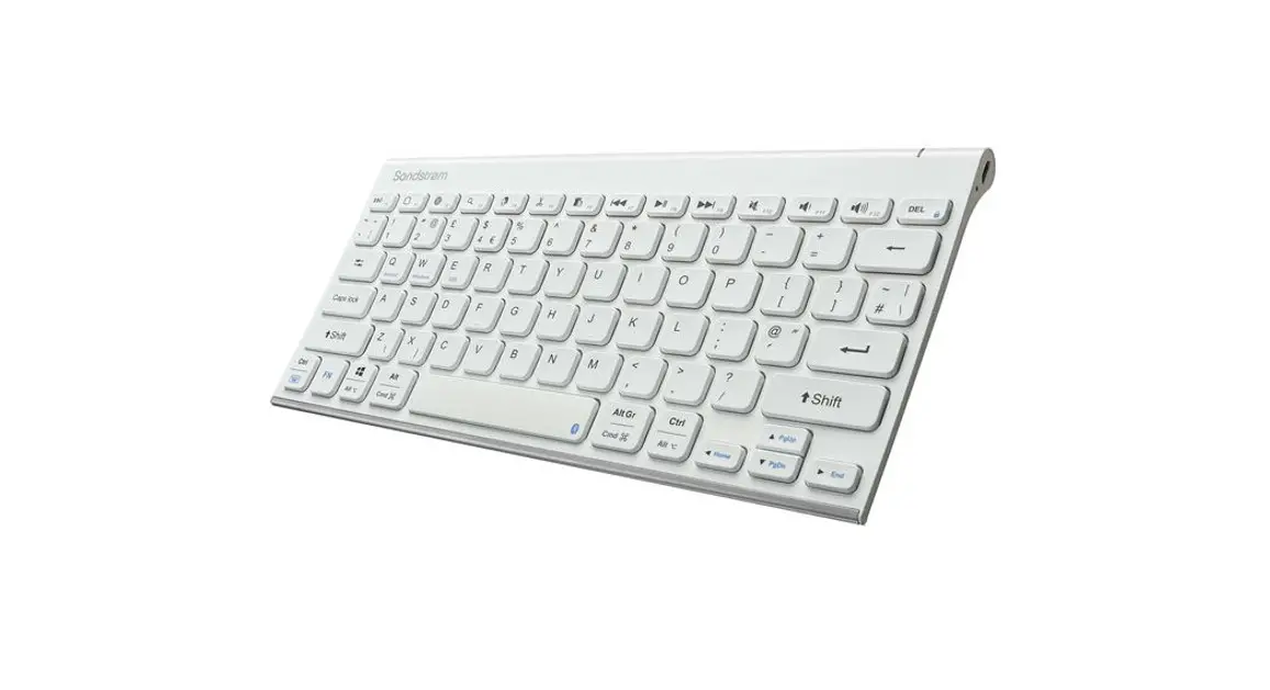 Sandstrom Skbwhbt19 Bluetooth Keyboard Instruction Manual