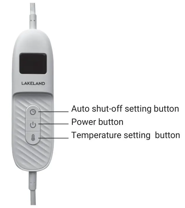 LAKELAND Peacock Blue Heated Throw 63623 - INSTRUCTIONS FOR USE