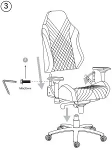 NEWSKILL NEITH ZEPHYR Gaming Chair - fig5