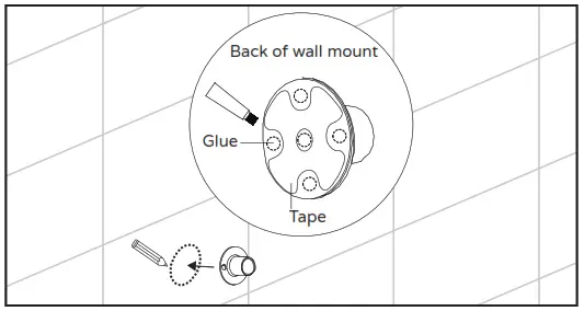 Back of wall mount