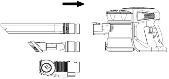 Assembling the accessories Figure 3